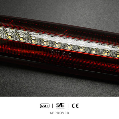 Red Lens F1 Style Strobe LED Third Brake Light For 1999-2007 Chevrolet Silverado, GMC Sierra - NS Auto Lighting