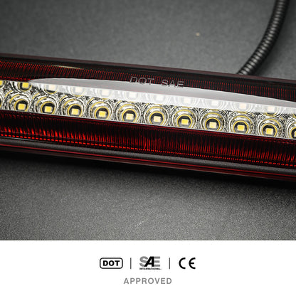 Red Lens F1 Style Strobe LED Third Brake Light For 1997-2003 Ford F150, etc. - NS Auto Lighting