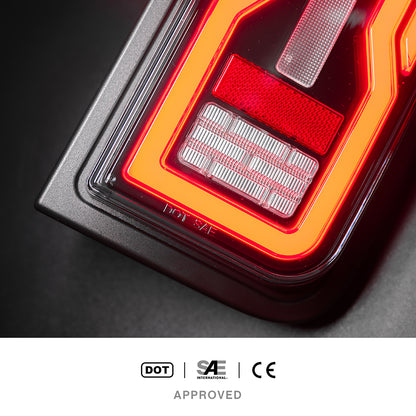 Clear Lens EV Style LED Tail Light Assembly For 2003-2009 Hummer H2 SUV - NS Auto Lighting