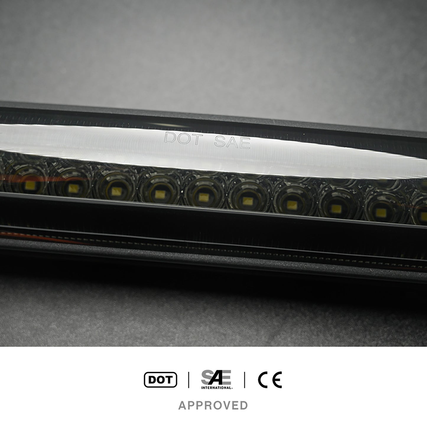 Smoked Lens F1 Style Strobe LED Third Brake Light For 1997-2003 Ford F150, etc. - NS Auto Lighting