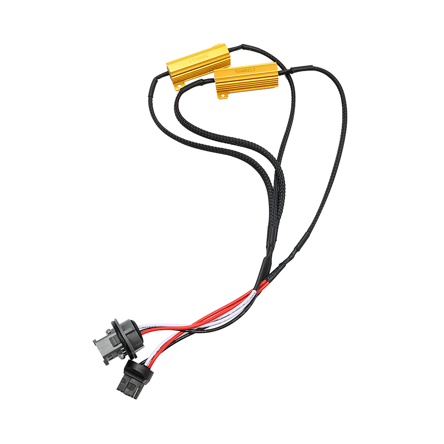 7443 T20 W21/5W Socket 50W 8OHM Metal Load Resistor - NS Auto Lighting