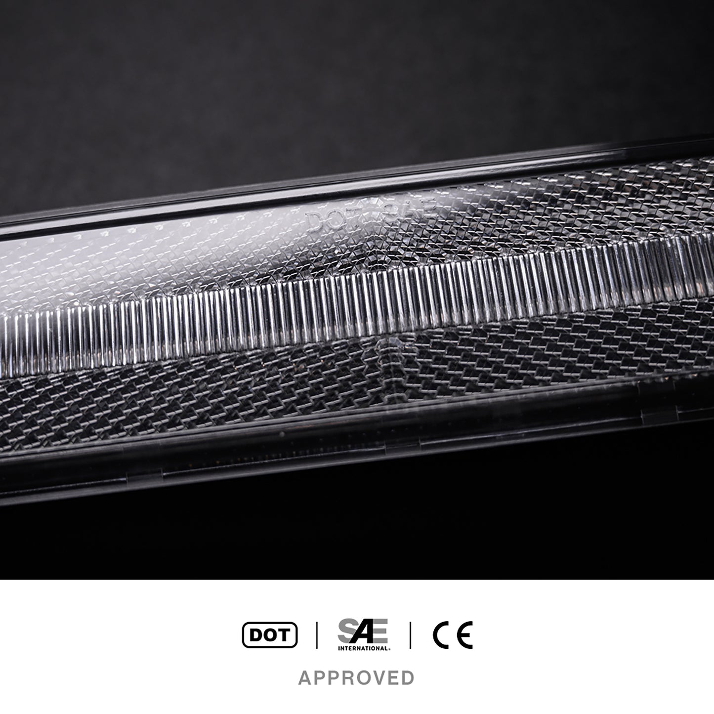 Clear Lens LED Front Bumper Side Marker Lights For 1973-1987 Chevrolet GMC C/K Series Trucks, etc. - NS Auto Lighting