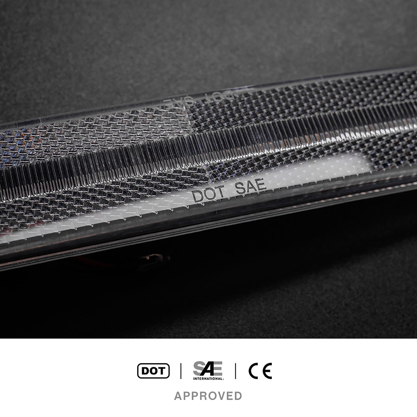 Clear Lens Amber LED Front Bumper Side Marker Lights For Jeep CJ Series, etc. - NS Auto Lighting