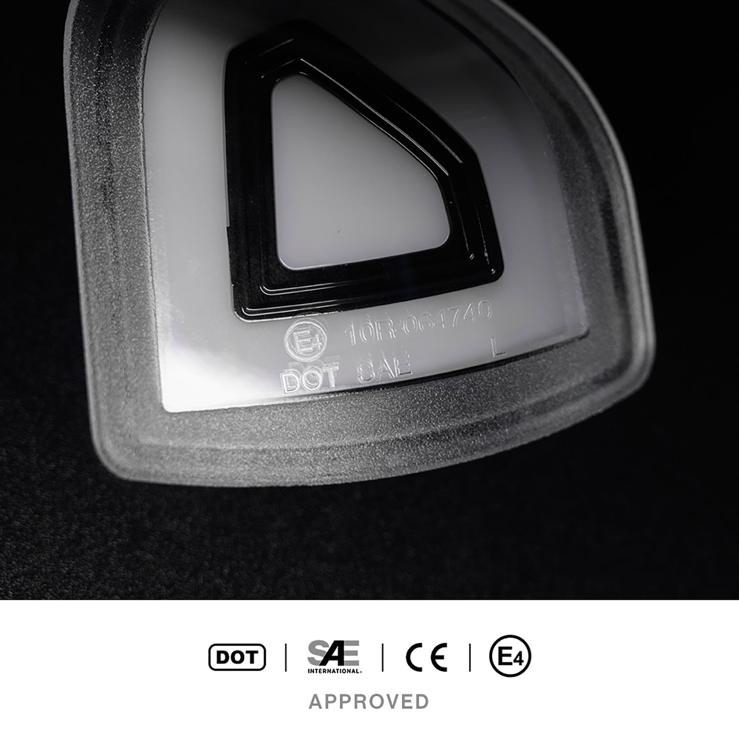 Clear Lens LED Towing Mirror Turn Signal Lights For 2010-2023 Dodge Ram - NS Auto Lighting