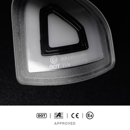Clear Lens LED Towing Mirror Turn Signal Lights For 2010-2023 Dodge Ram - NS Auto Lighting