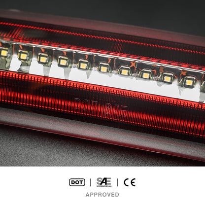 Red Lens F1 Style Strobe LED Third Brake Light For 2009-2018 Dodge Ram - NS Auto Lighting