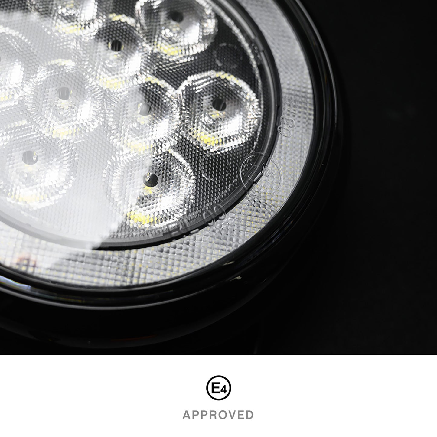 Black Finish LED Halo Rally Driving Lights For 2017-2022 Mini Countryman F60 - NS Auto Lighting
