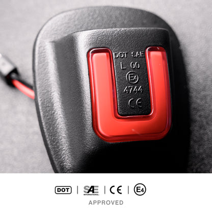 OLED U-Shaped License Plate Lights For 1998-2004 Nissan Frontier, etc. - NS Auto Lighting
