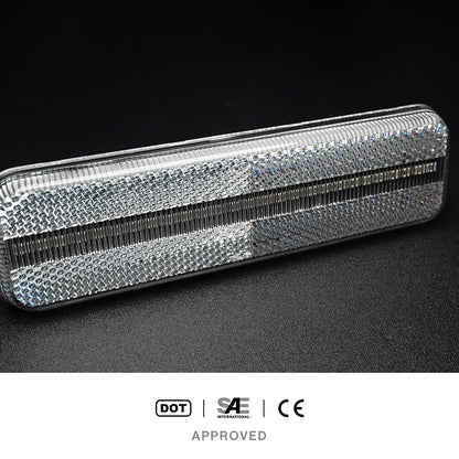 Clear Lens Amber LED Side Marker Lights For 1972-1993 Dodge Ram, etc. - NS Auto Lighting