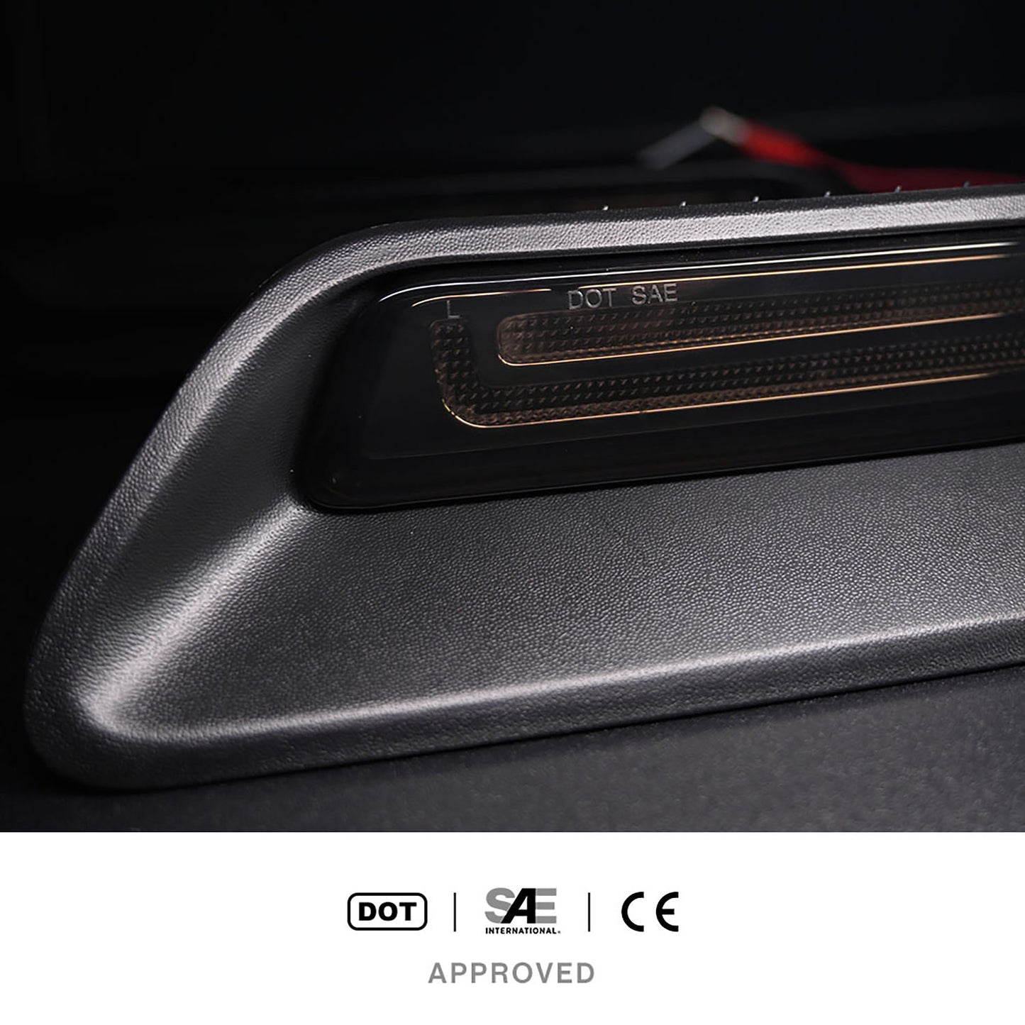 Smoked Lens Dynamic Switchback LED Hood Scoop Bezel Daytime Running Lights For 2010-2022 Ram 1500 - NS Auto Lighting