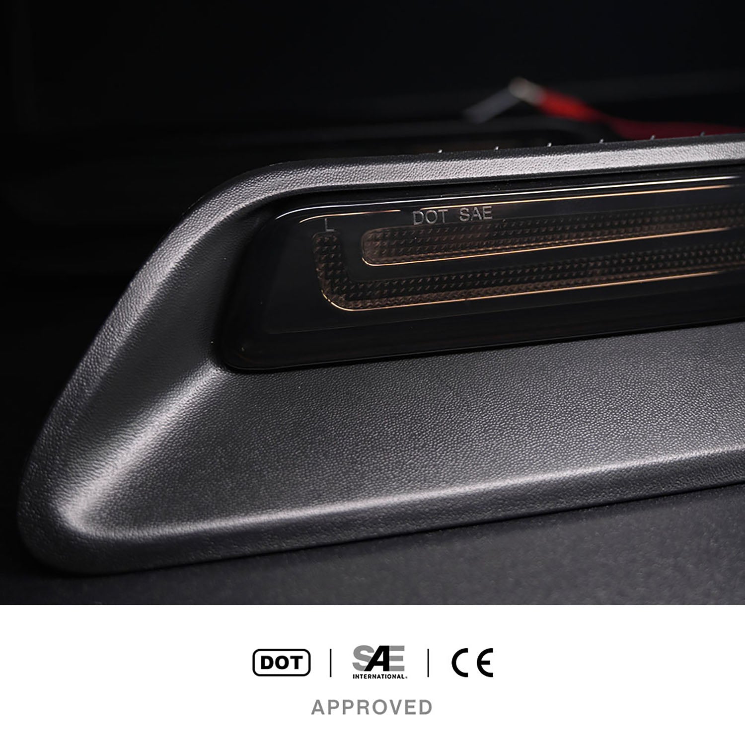 Smoked Lens Dynamic Switchback LED Hood Scoop Bezel Daytime Running Lights For 2010-2022 Ram 1500 - NS Auto Lighting
