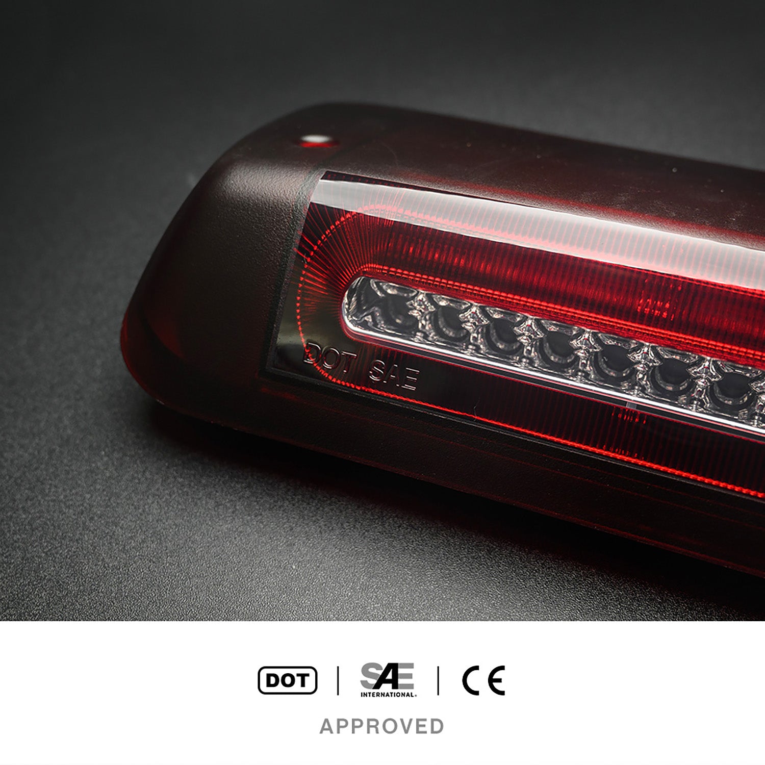 Red Lens LED Third Brake Light For 2004-2008 Ford F150, etc. - NS Auto Lighting