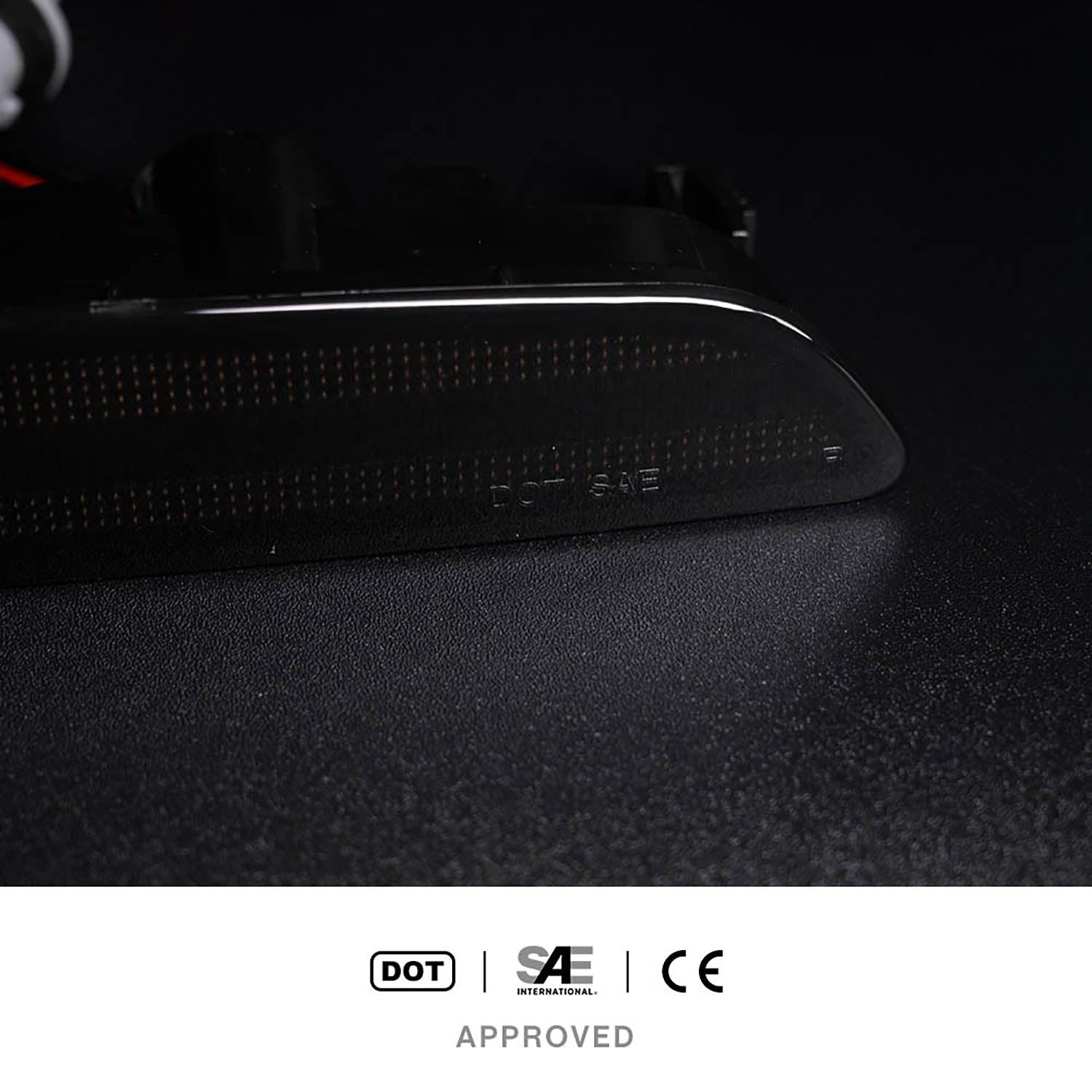 Smoked Lens LED Front Bumper Side Marker Lights For 2020+ Hyundai Sonata - NS Auto Lighting