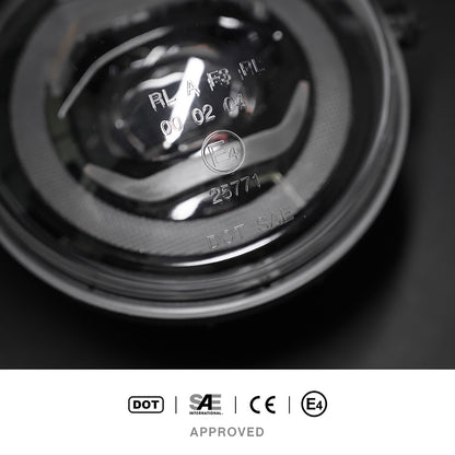 Clear Lens LED Halo Fog Light Assembly For 2013-2018 Mini - NS Auto Lighting