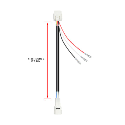 4th Brake Rear Fog Light Plug and Play Wiring Harness For 2022+ Toyota GR86, Subaru BRZ