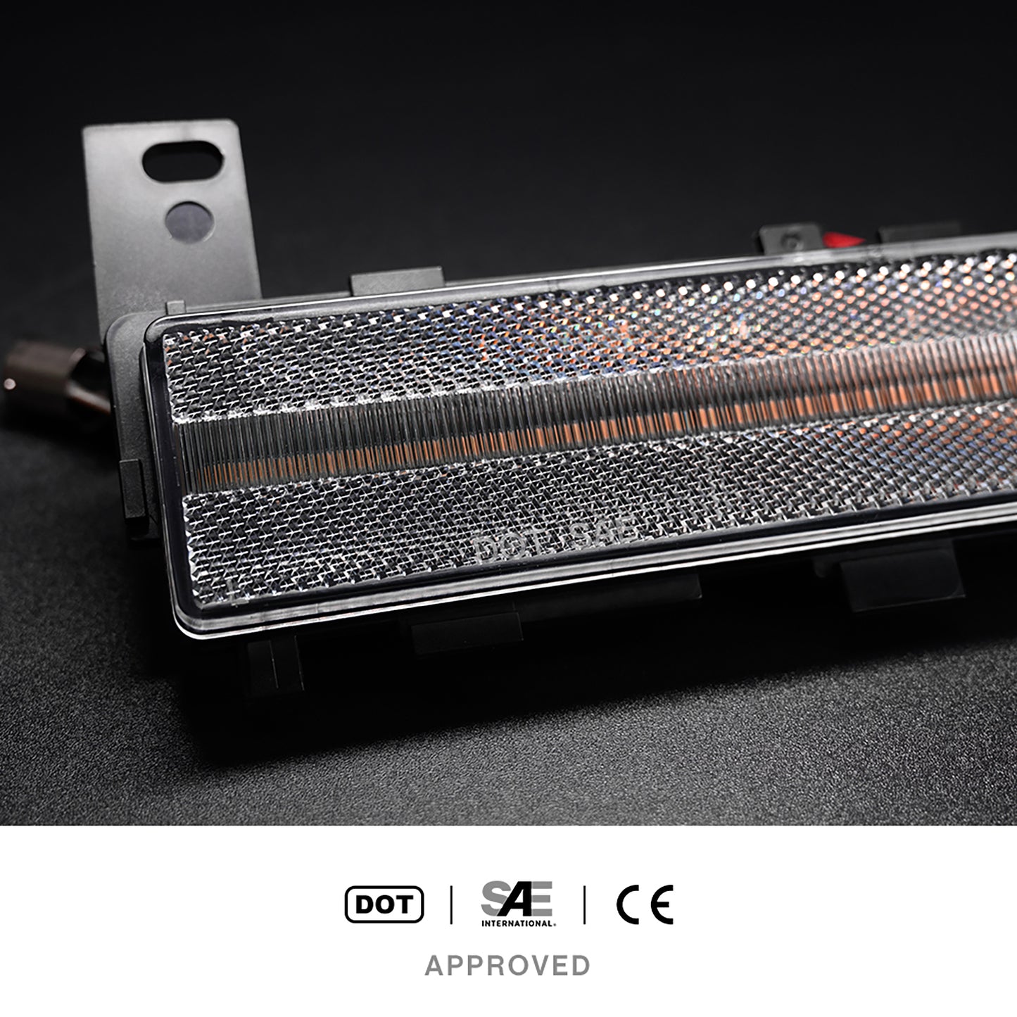 Clear Lens LED Rear Side Marker Lights For 1988-1996 Chevrolet Corvette C4 - NS Auto Lighting