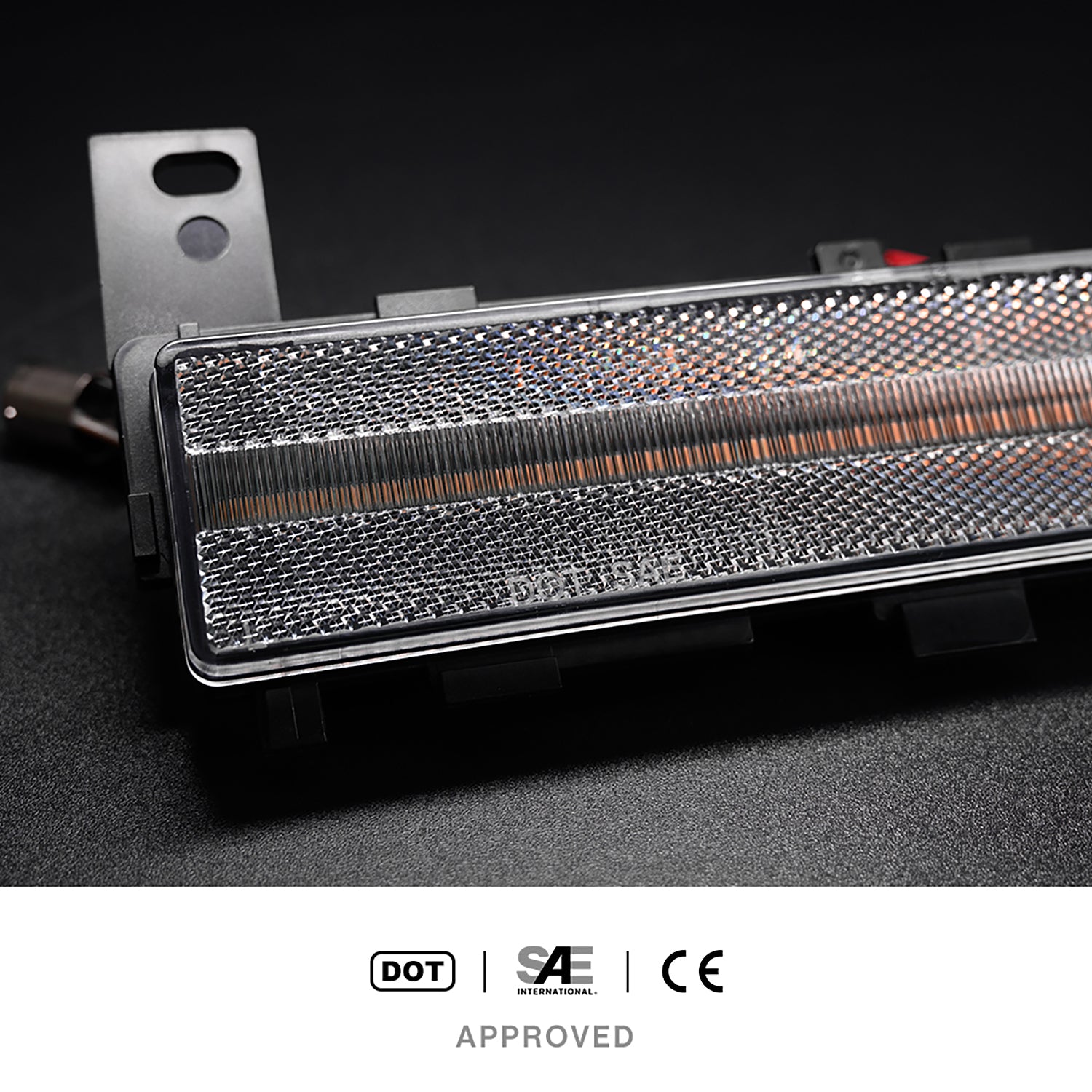 Clear Lens LED Rear Side Marker Lights For 1988-1996 Chevrolet Corvette C4 - NS Auto Lighting