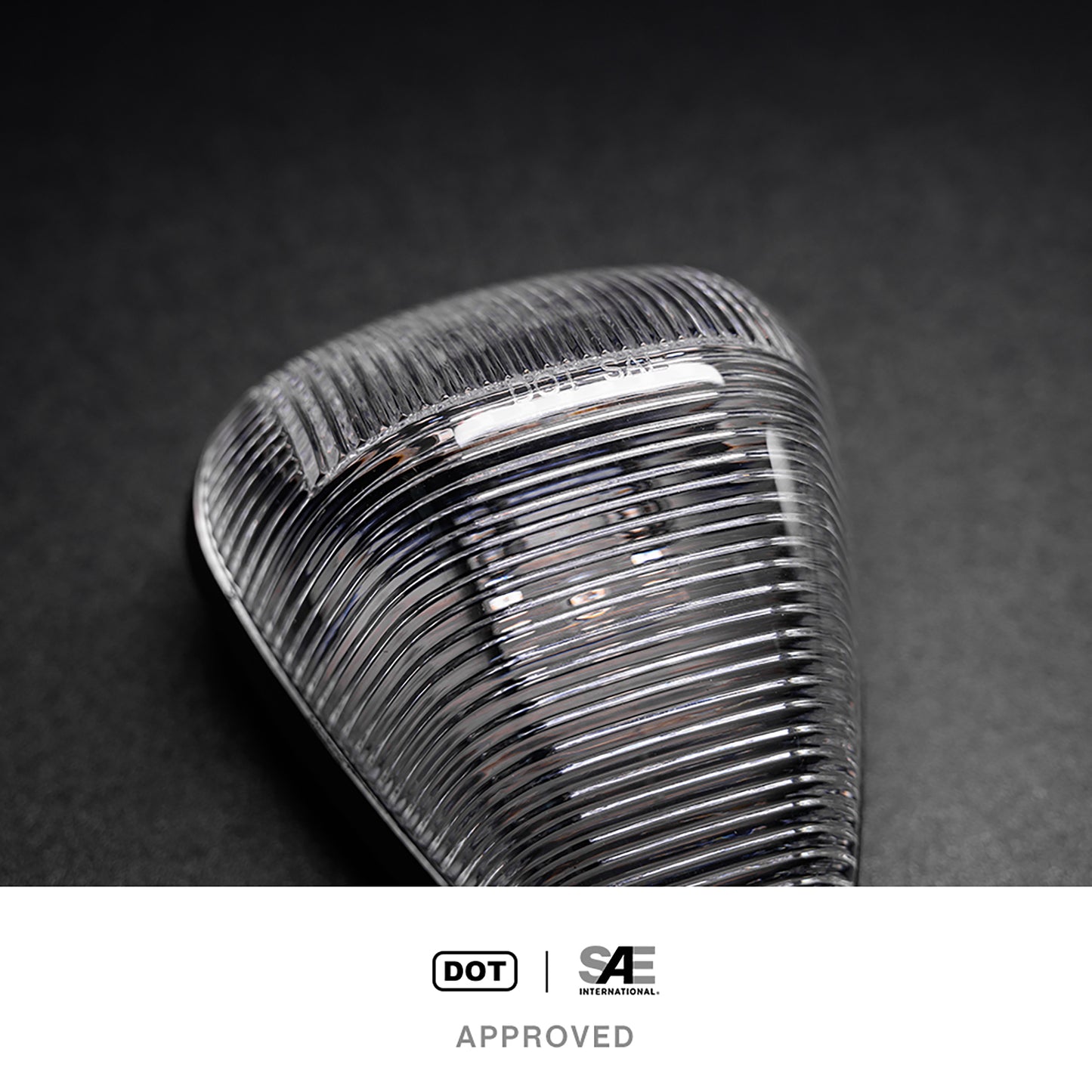 Clear Lens Amber LED Cab Roof Lights For 1999-2016 Ford Super Duty, etc. - NS Auto Lighting