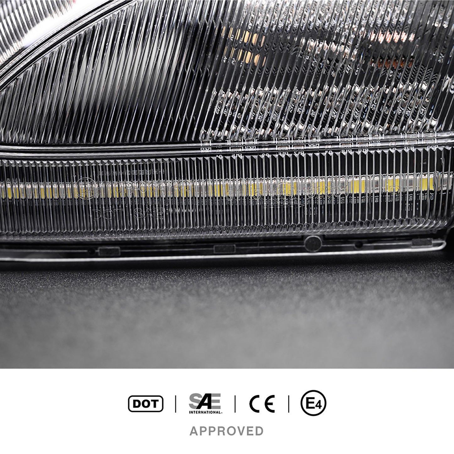 Clear Lens Dynamic Switchback LED Side Mirror Turn Signal & Puddle Lights For 2009-2023 Dodge Ram - NS Auto Lighting