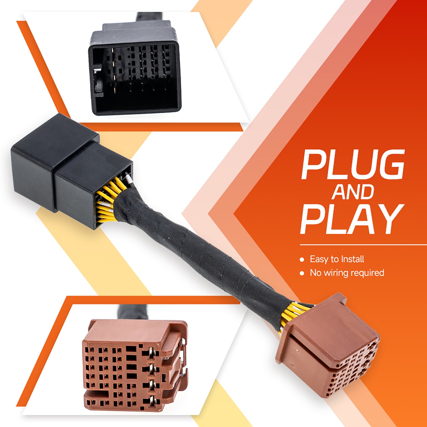 Adaptateur de faisceau de feux antibrouillard toujours allumés, tous les feux Mod pour Chevrolet Silverado 1500, 2500HD, 3500HD, etc. 2014-2023.