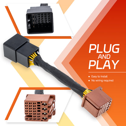 Adaptateur de faisceau de feux antibrouillard toujours allumés, tous les feux Mod pour Chevrolet Silverado 1500, 2500HD, 3500HD, etc. 2014-2023.