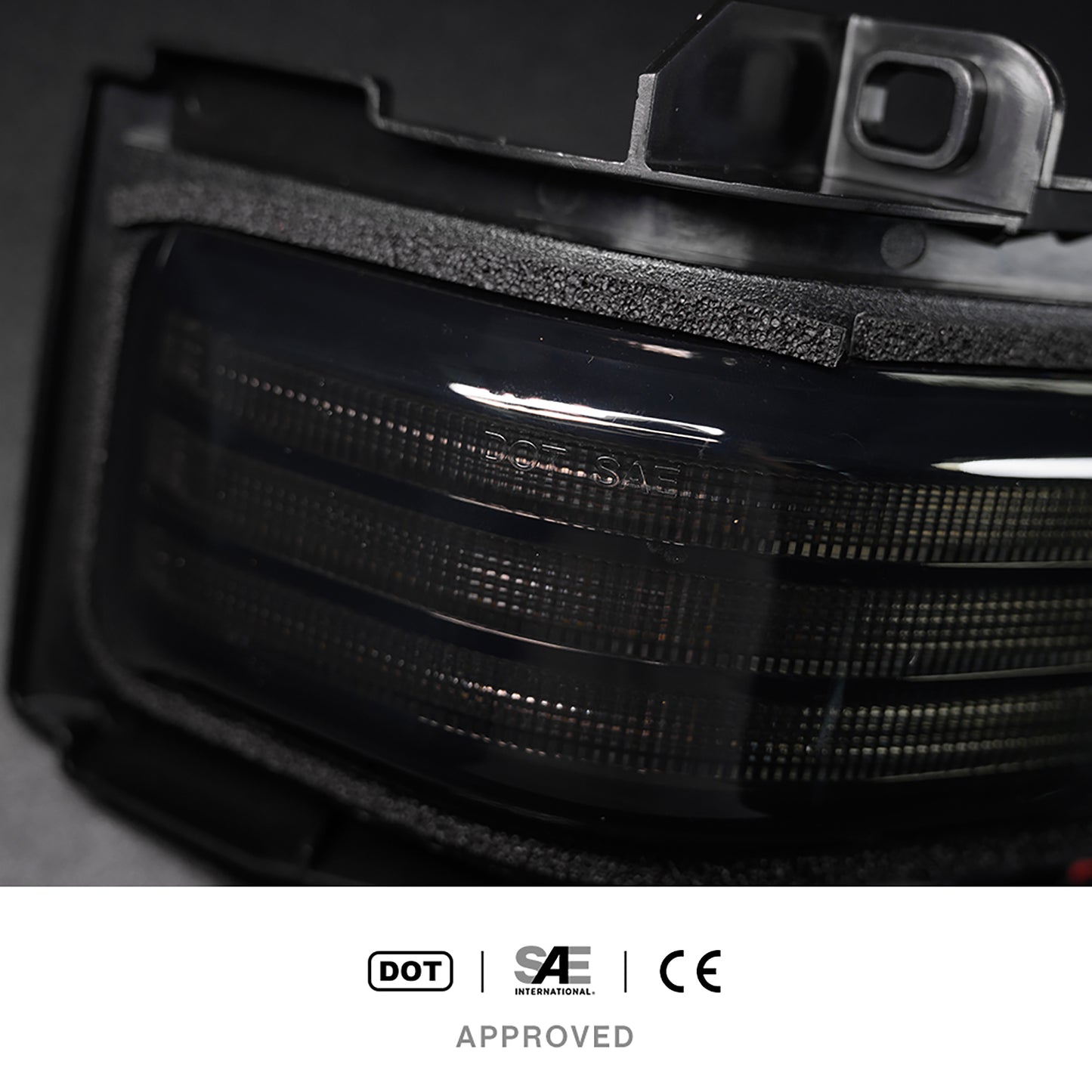 Smoked Lens Switchback Dynamic LED Towing Mirror Marker Lights For 2015-2023 Ford F-Series - NS Auto Lighting