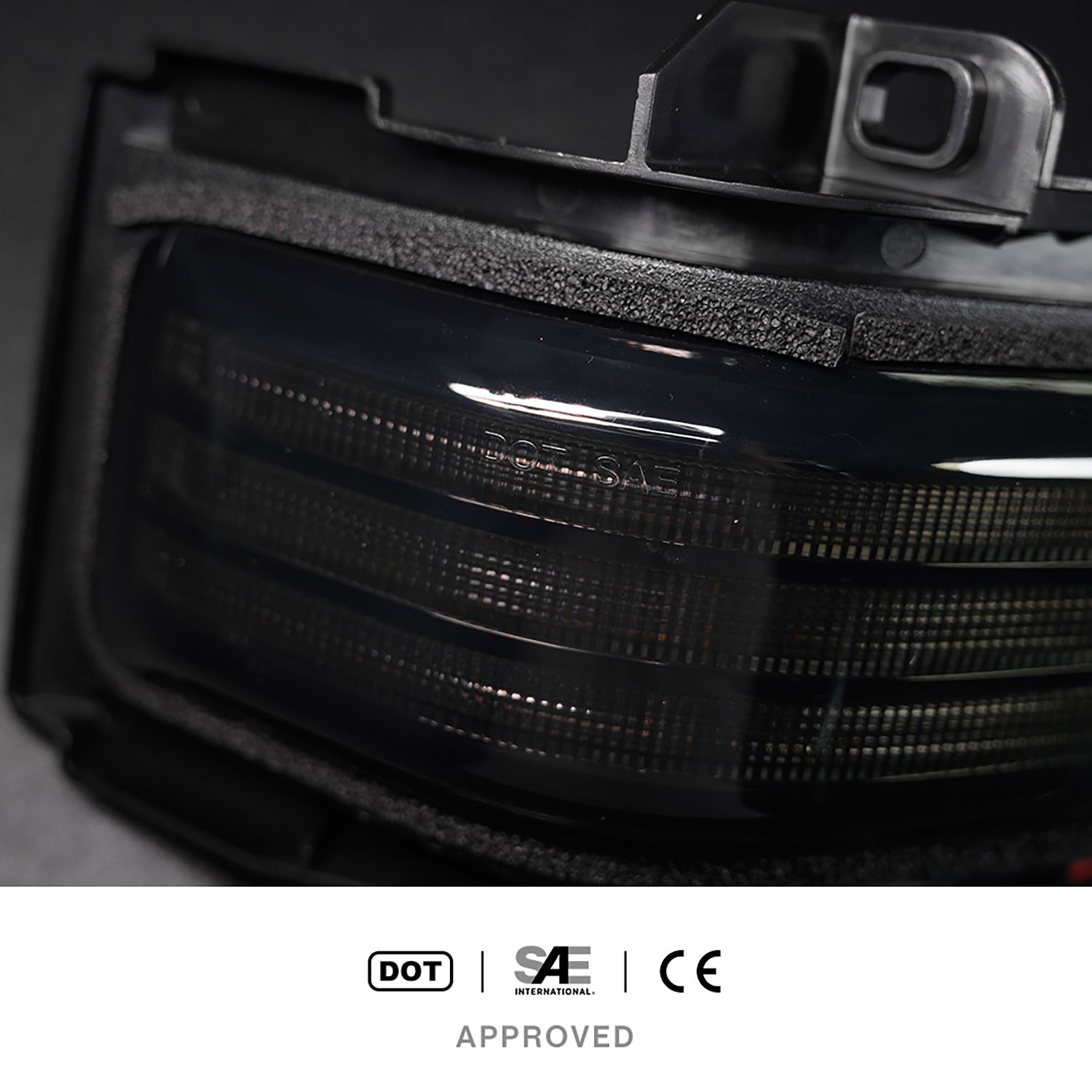 Smoked Lens Switchback Dynamic LED Towing Mirror Marker Lights For 2015-2023 Ford F-Series - NS Auto Lighting