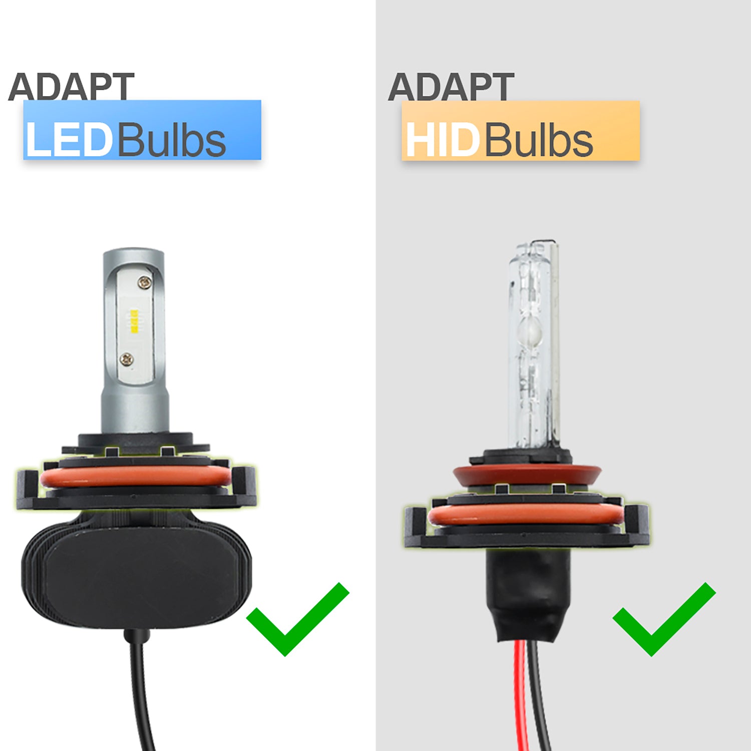 H7 LED HID Headlight Bulb Retainers For Opel Astra G, etc. - NS Auto Lighting