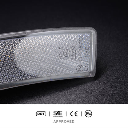 JDM Style Clear Lens Amber LED Front Bumper Side Marker Lights For 2022+ Toyota GR86 - NS Auto Lighting