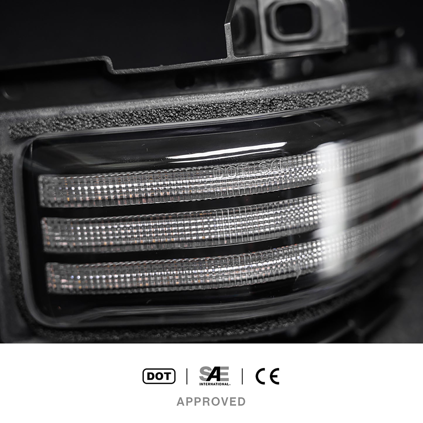 Clear Lens Switchback Dynamic LED Towing Mirror Marker Lights For 2015-2023 Ford F-Series - NS Auto Lighting