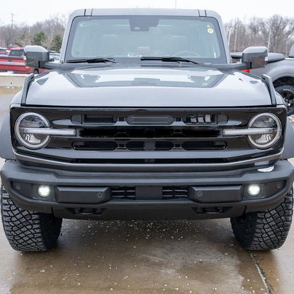 White LED Front Bumper Driving Beam Fog Light Assembly For Ford - NS Auto Lighting
