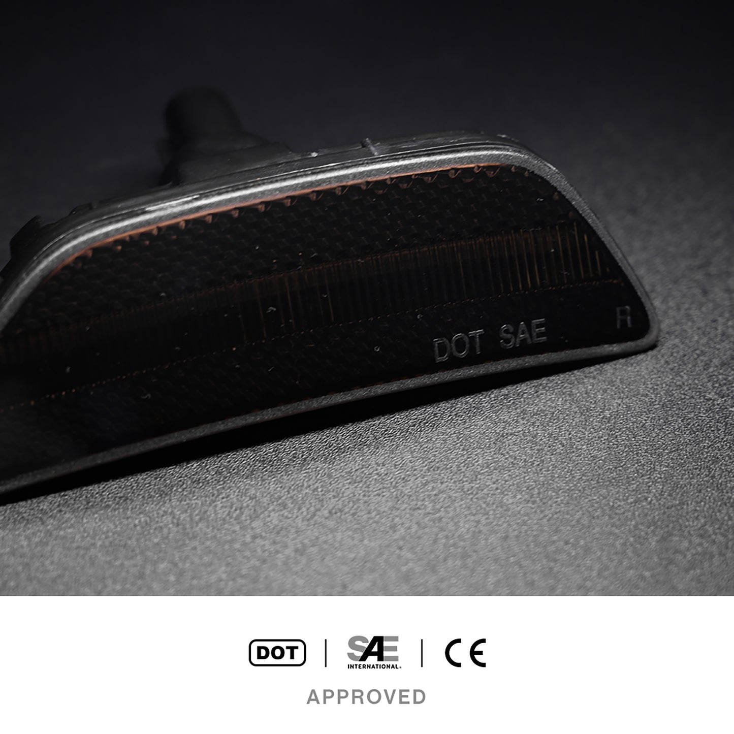 Smoked Lens LED Front Bumper Side Marker Lights For 2021+ Kia K5 - NS Auto Lighting