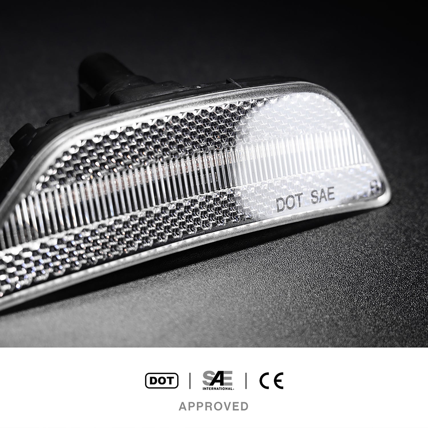 Clear Lens LED Front Bumper Side Marker Lights For 2021+ Kia K5 - NS Auto Lighting