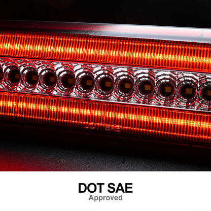 Red Lens F1 Style Strobe LED Third Brake Light For 2016-2020 Toyota Tacoma - NS Auto Lighting