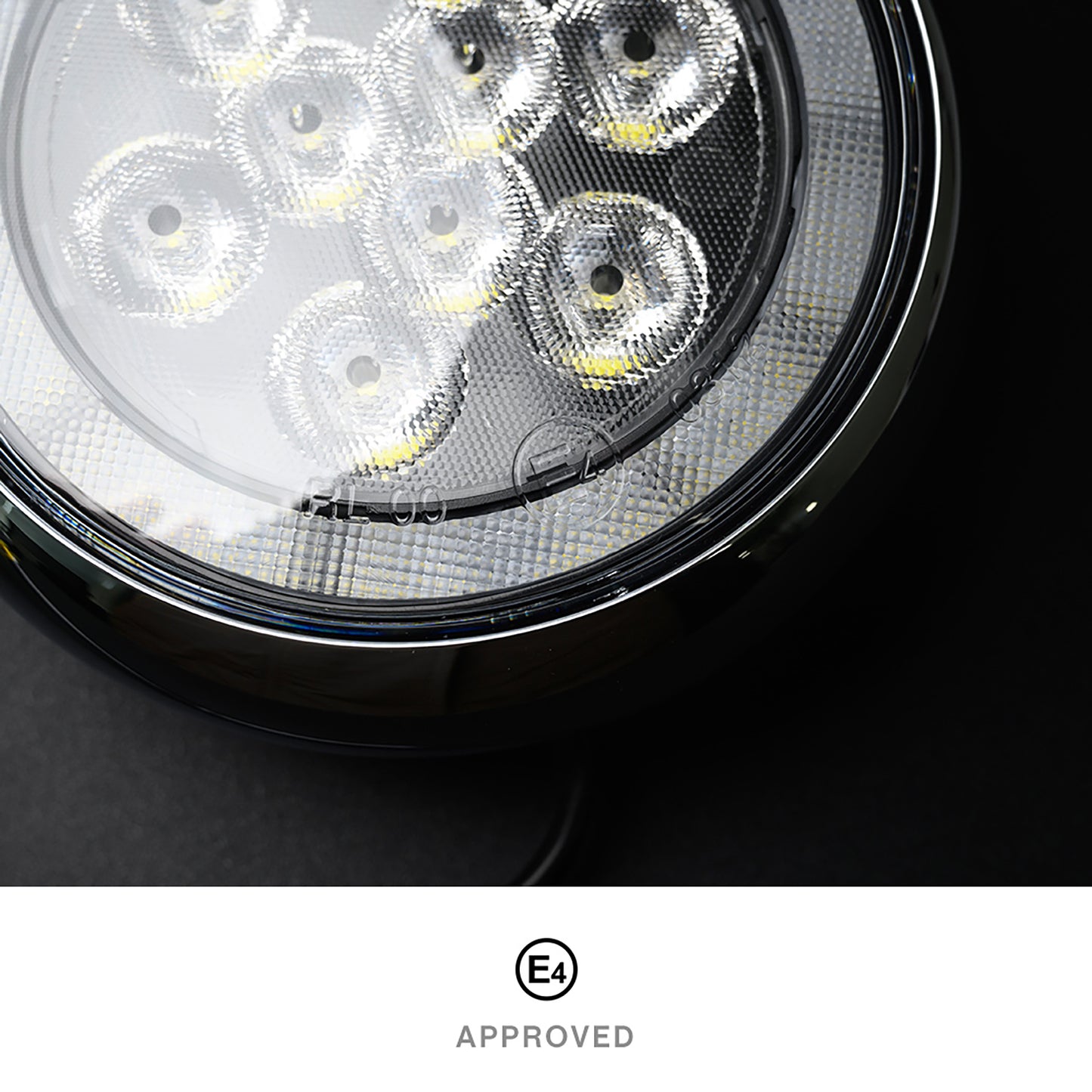 Chromed Finish LED Halo Rally Driving Lights For Mini R60 R61 - NS Auto Lighting