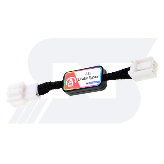 A black cable with connectors labeled "ASS Disable Bypass" and "A OFF" symbol, featuring rainbow border and "Best Choice!" text.