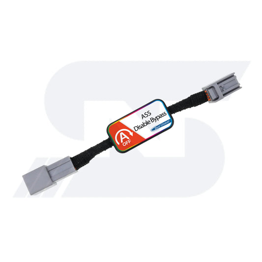 A black cable with two connectors, labeled "ASS Disable Bypass" with an "A OFF" symbol and "Best Choice!" text.