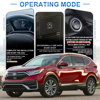 Instructions for Honda CRV operating modes.