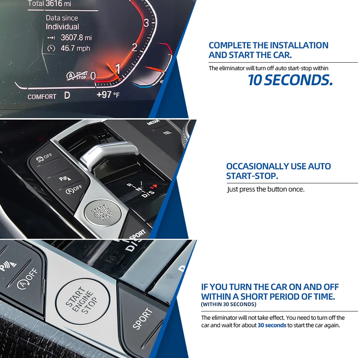 Three modes of the disabler are explained.