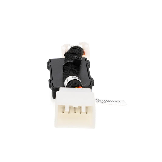 Auto Stop-Start Wiring Harness with Connectors and Braided Protection for Vehicle Electrical Systems. One end of this disabler is a 5-pin male connector.