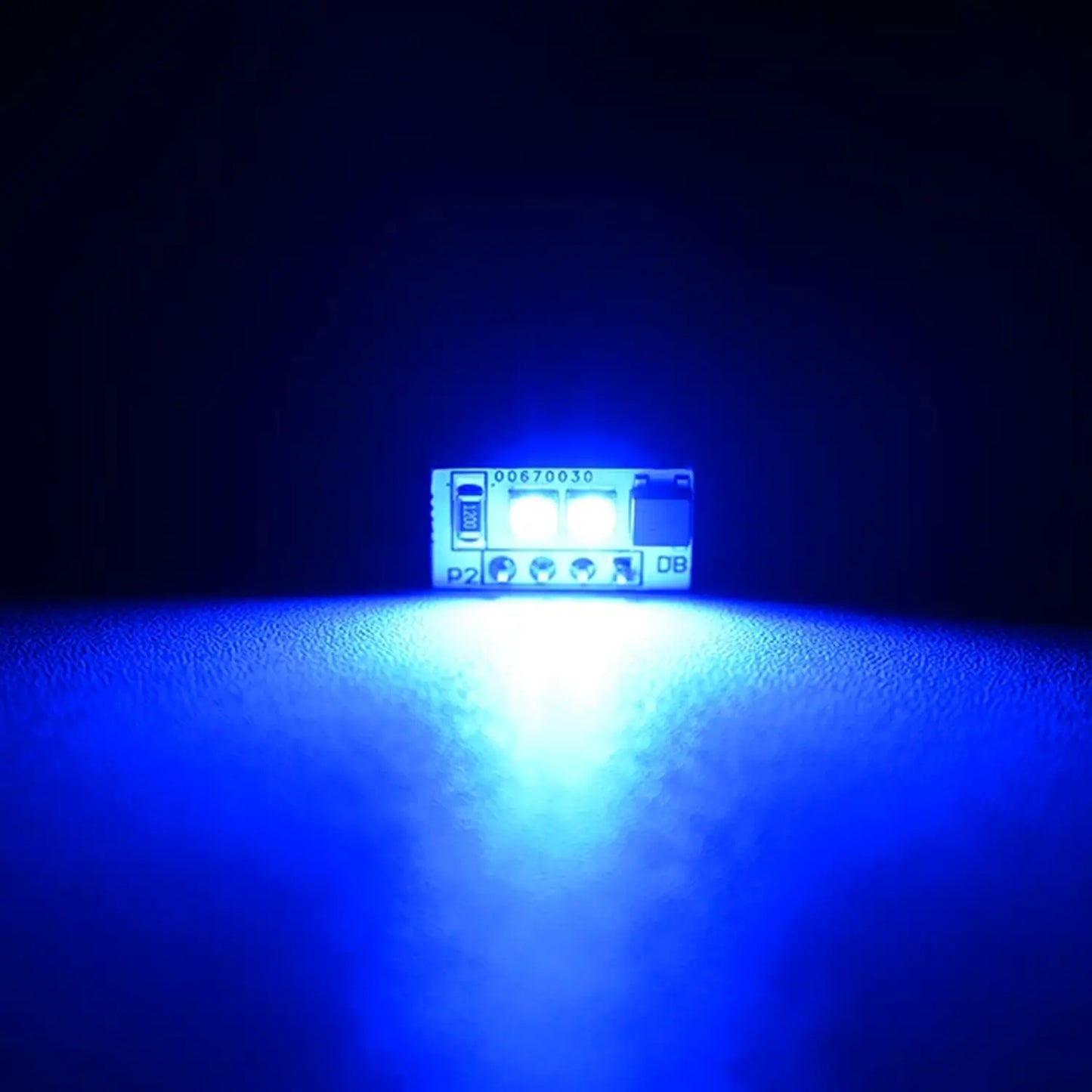 2PCS LED AUDI Interior Ambient Footwell Door Panel Light Replacement Module