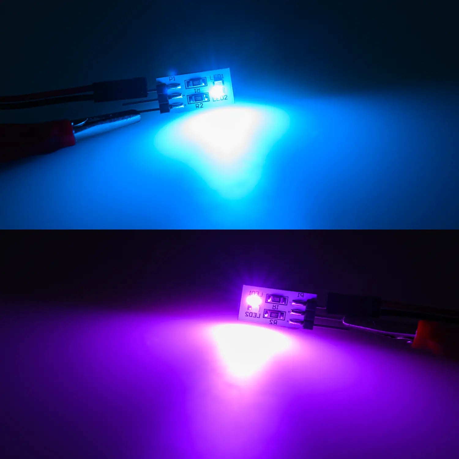 Module d'éclairage ambiant LED pour porte-gobelet intérieur de BMW