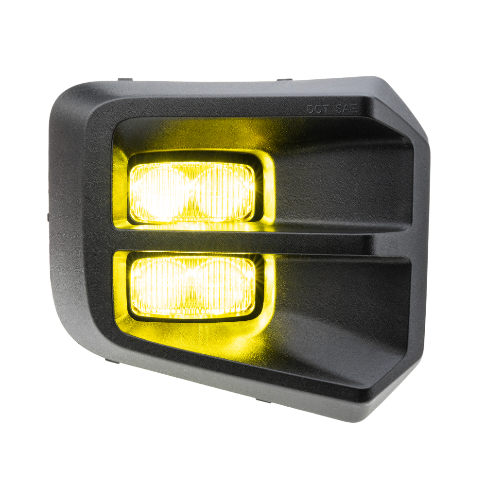 Ensemble de feux antibrouillard avant à LED à lentille transparente pour Porsche