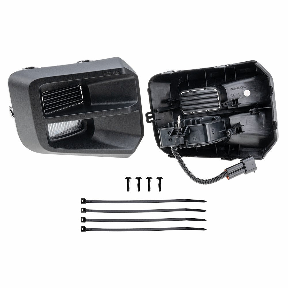 Ensemble de feux antibrouillard avant à LED à lentille transparente pour Porsche