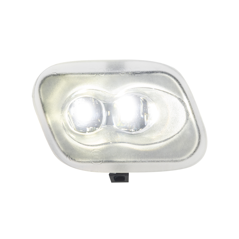 Klare Linse Dynamische Switchback LED Seitenspiegel Blinker & Pfützenlichter Für 2009-2023 Dodge Ram