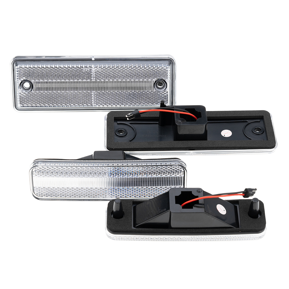 Klare Linse LED Rückseitenmarkierungsleuchten für 1988-1996 Chevrolet Corvette C4