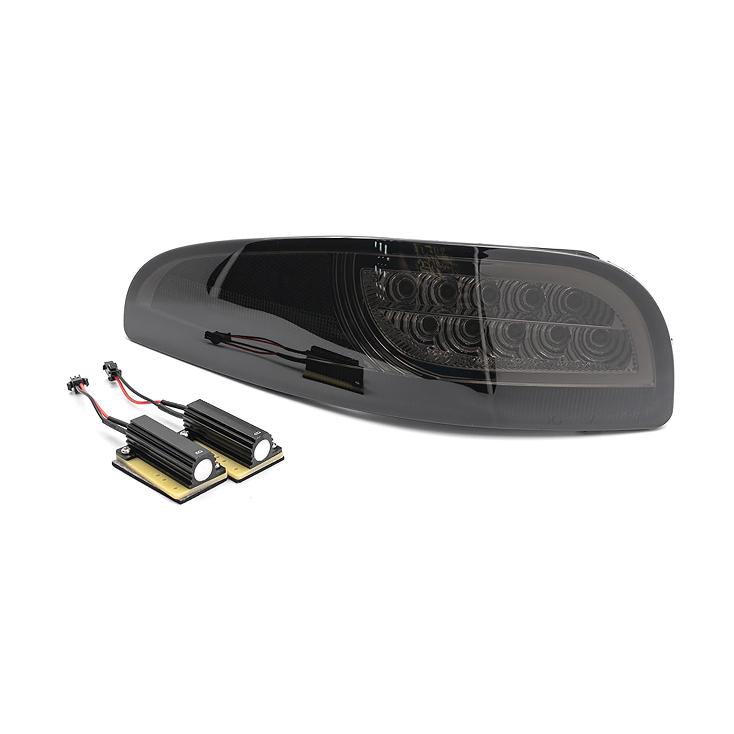 Smoked Lens Switchback Dynamic LED Front Turn Signal Lights For 1997-2004 Chevrolet Corvette C5 - NS Auto Lighting