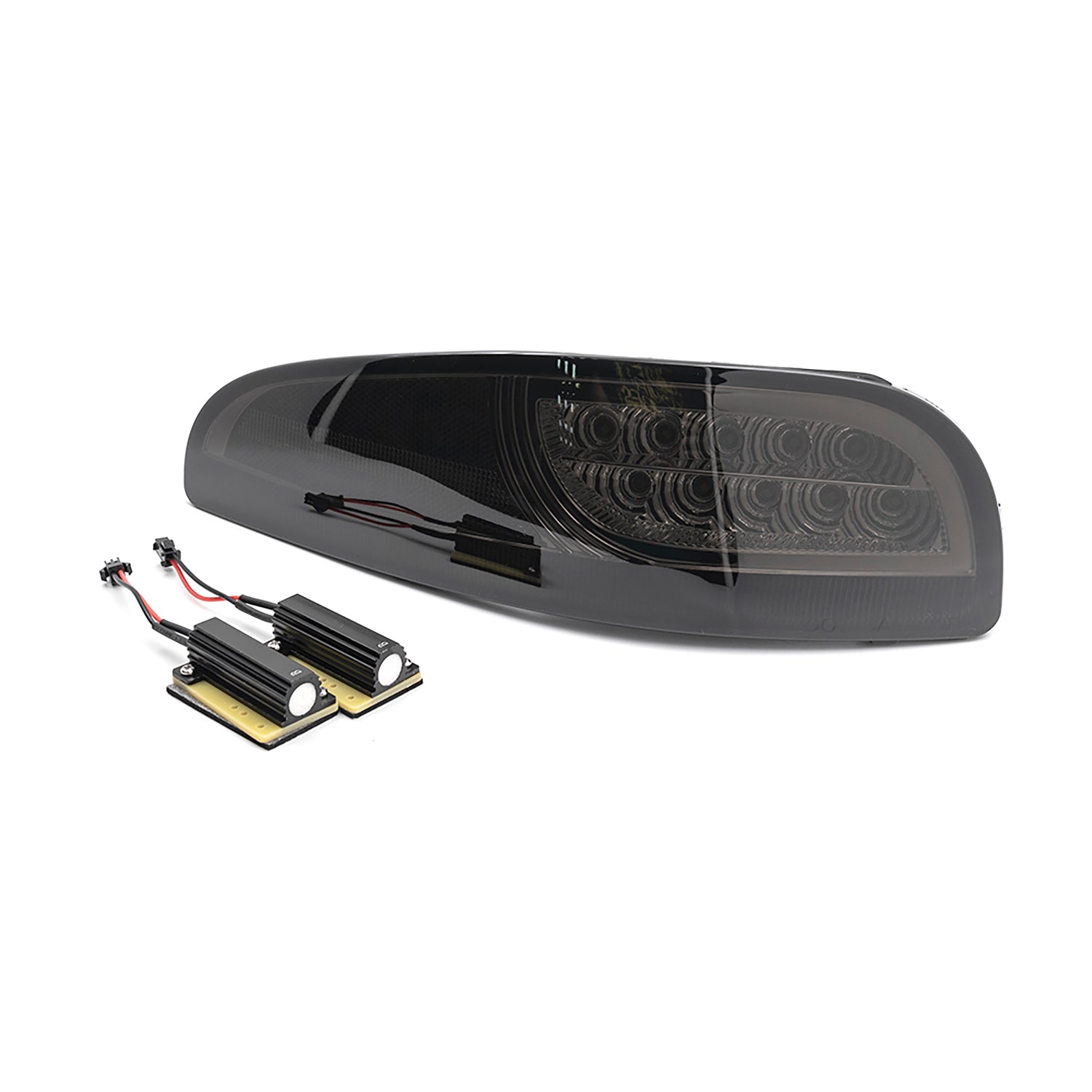 Smoked Lens Switchback Dynamic LED Front Turn Signal Lights For 1997-2004 Chevrolet Corvette C5 - NS Auto Lighting