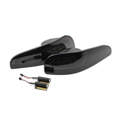 Smoked Lens Switchback Dynamic LED Front Turn Signal Lights For 1997-2004 Chevrolet Corvette C5 - NS Auto Lighting