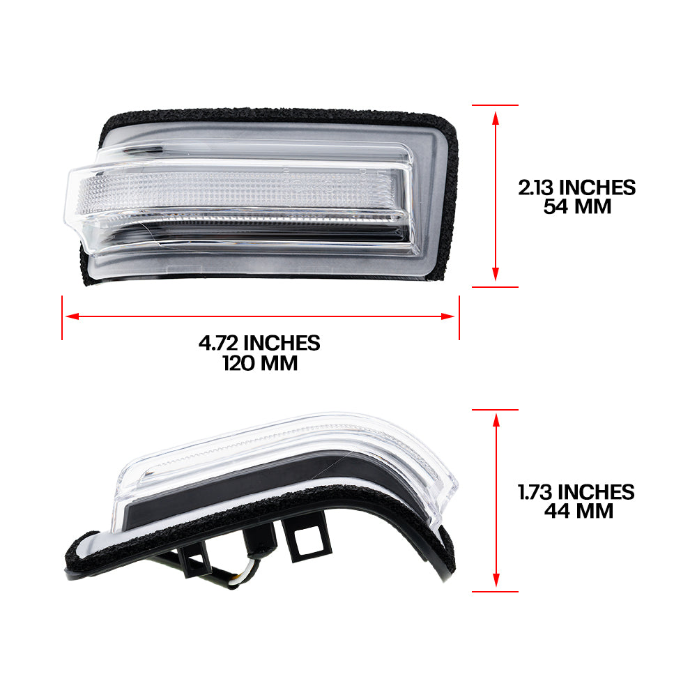 Getönte Linse, doppelte C-förmige LED-Dritte Bremsleuchte für 1995-2015 Toyota Tacoma
